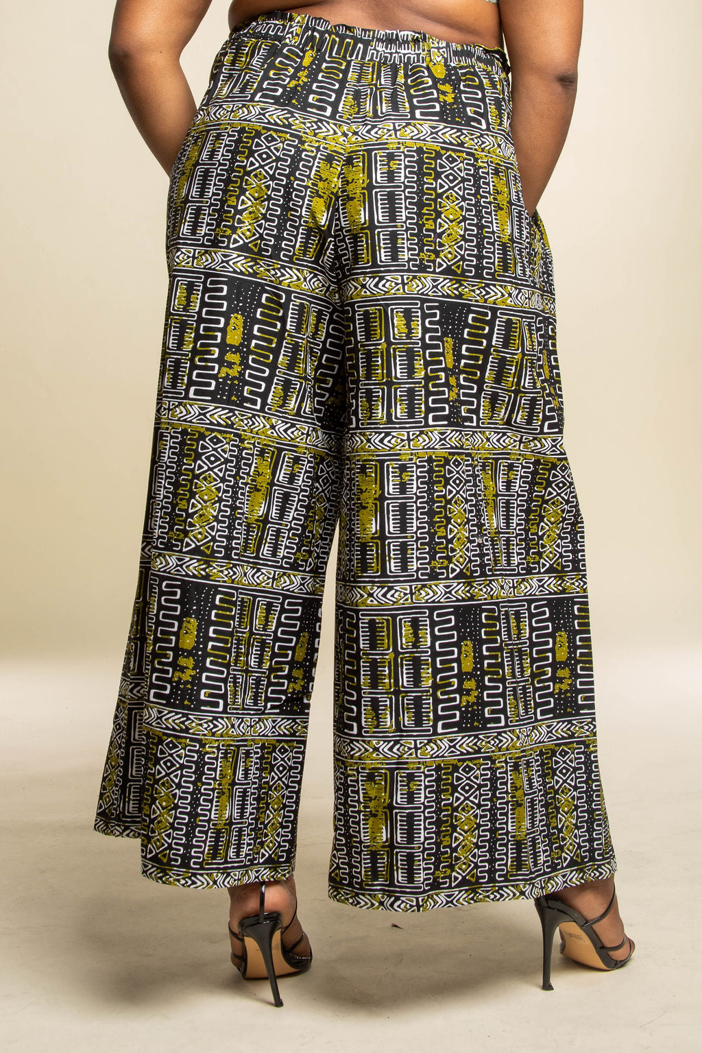 Ngozi Pants - Black & Green