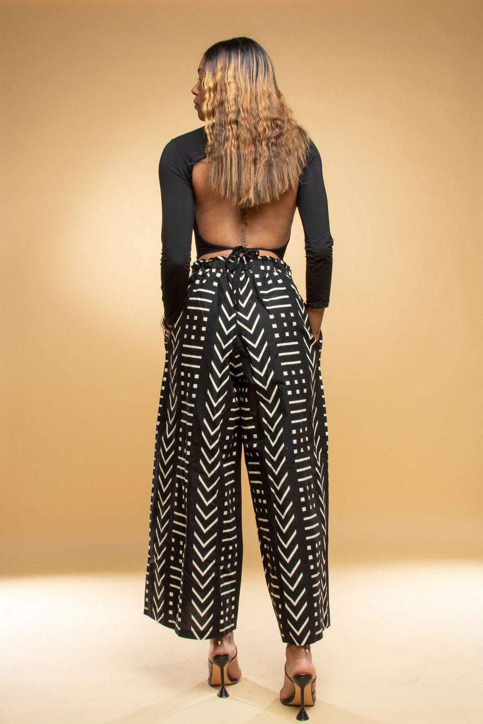 Ngozi Pants - Black & Tan