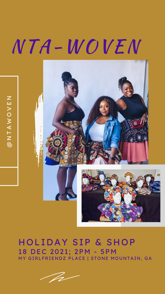 Nta-woven Holiday Sip & Shop