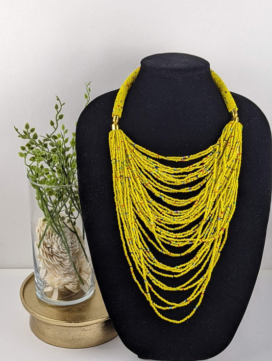 Mary Statement Necklace